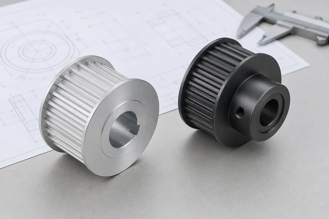 Custom timing pulley finished products